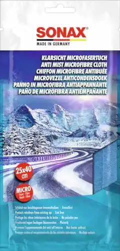 Antibeschlagtücher von Sonax KlarSicht Microfaser (1 Stück)