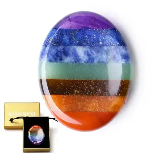 Chakra-Steine von XIANNVXI Heilsteine für Meditation und Entspannung