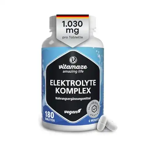 Elektrolyt-Tabletten Vitamaze – Zuckerfreie Elektrolyte für Sport und Ernährung