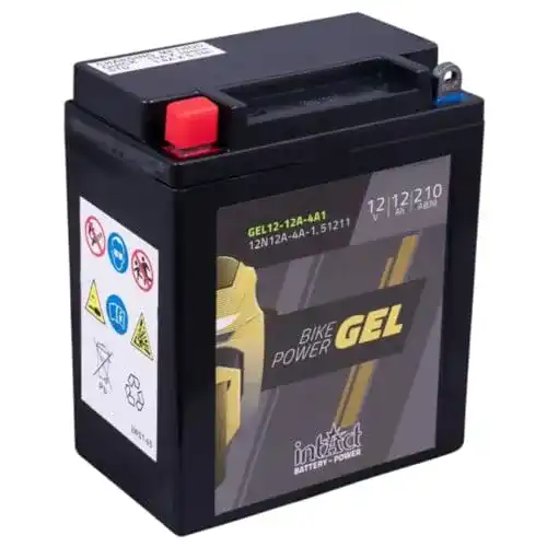 Motorradbatterie 12 V 12 Ah Intact Gel – Leistungsstark und zuverlässig