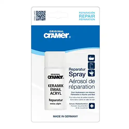 Emaille Reparatur Set Cramer Spray 50 ml weiß alpin