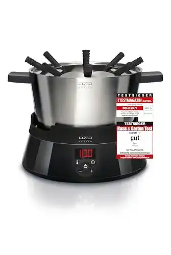 Fondue Caso Induktionsgerät für 8 Personen mit Temperaturregelung und Timer