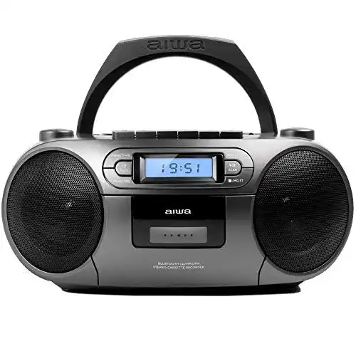 CD-Radio Aiwa BBTC-550BK – Tragbares Radio mit Bluetooth und USB
