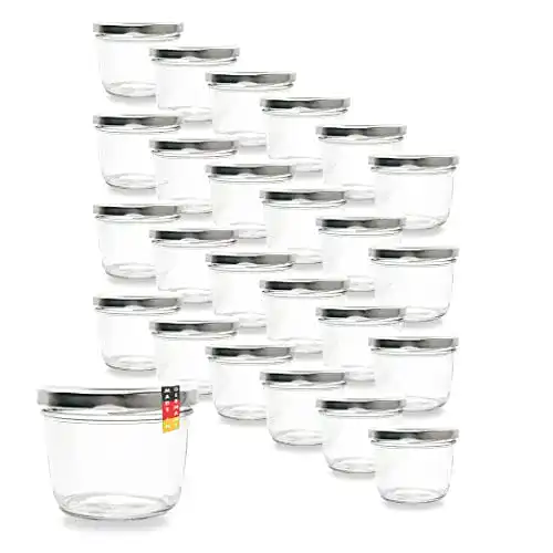 Einmachgläser Set mit 24 Premium Sturzgläsern von Flaschenbauer