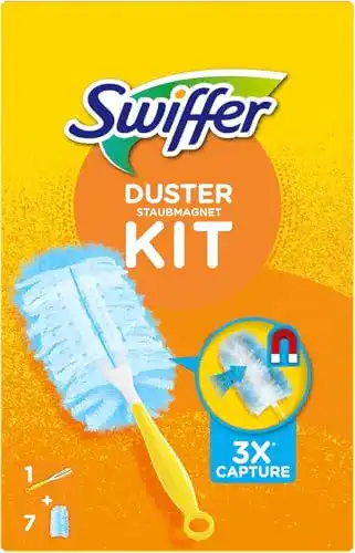 Staubmagnet von Swiffer mit Handgriff und 7 Tüchern
