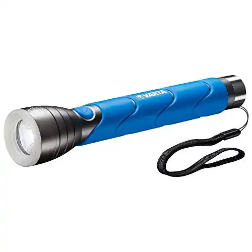 Varta Taschenlampe LED inklusive 3 C Batterien für Outdoor-Aktivitäten