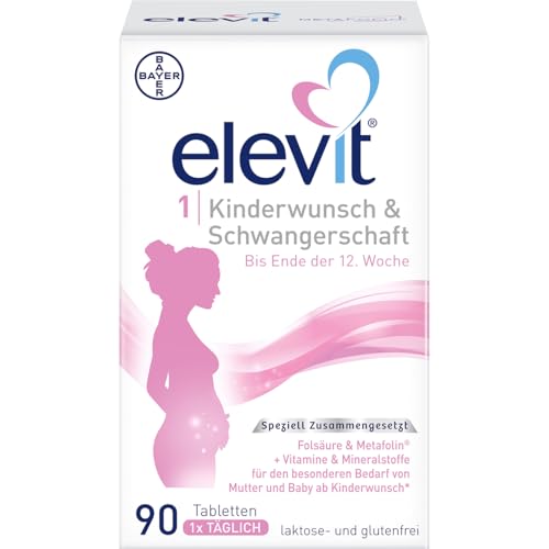 Elevit 1 Kinderwunsch-Präparate mit hochdosierter Folsäure 90 Tabletten
