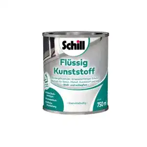 Flüssigkunststoff Schill für verschiedene Materialien (0,75 Liter, Reinweiß)