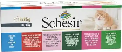 Schesir Katzenfutter Natural Nassfutter mit 100% natürlichen Zutaten