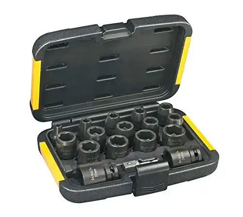 Dewalt Steckschlüssel-Set mit 17 Schlagschrauber-Nüssen