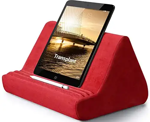 Tablet-Kissen Transplant: Weiches Ständerkissen mit Tasche für Tablets