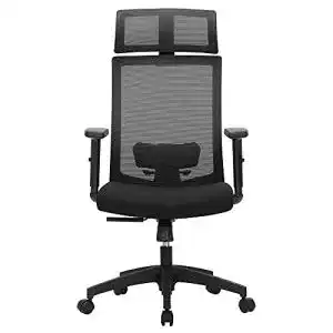 Bürostuhl mit Netzrücken von SONGMICS für ergonomisches Sitzen