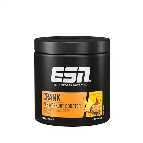 Trainingsbooster ESN Crank Tropical Punch 380g für effektive Workouts