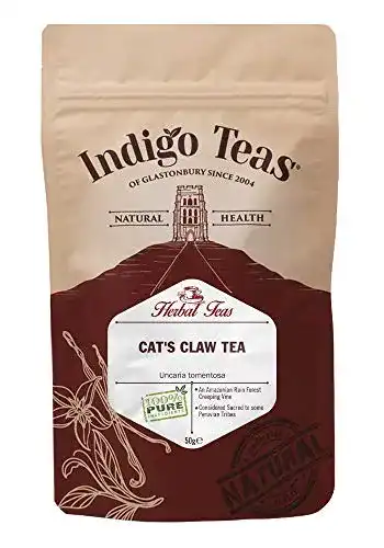 Katzenkralle Tee von Indigo Herbs, 50g – Natürliche Zutaten