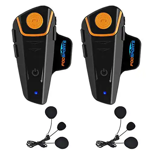 Motorrad Headset Fodsports BT-S2 Bluetooth 5.0 für Fahrerkommunikation