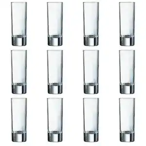 Arcoroc Islande Shotgläser aus Glas ohne Füllstrich