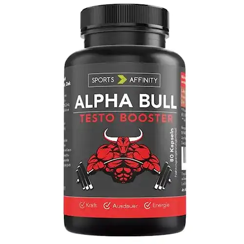 Testosteron Booster Sports Affinity Alpha Bull, Hochdosierte Formel