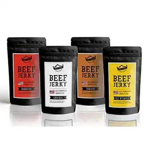 Beef Jerky Probierpack von Craftsman Finest Foods 4 x 50g