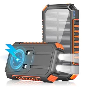 Riapow Solar Powerbank 26800mAh Tragbare Energiequelle