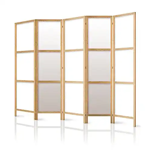 Raumtrenner Murando Paravent Innen Raumteiler Holz Japan 225×172 cm