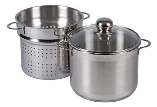 Spaghettitopf Krüger SPA 24 aus Edelstahl