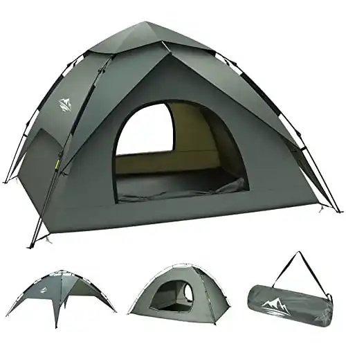 Igluzelt Camping Zelt für 2-3 und 3-4 Personen mit Sonnenschutz