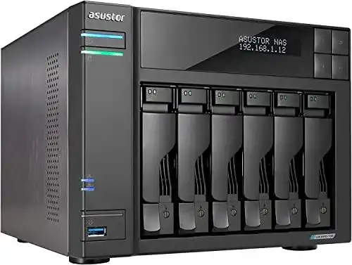 Asustor Lockerstor 6 Gen 2 AS6706T NAS-Gehäuse mit 6 Bays