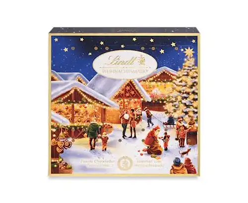 Adventskalender mit Schokolade von Lindt für die Weihnachtszeit