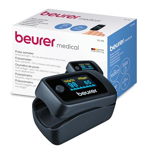 Pulsoximeter Beurer PO 45 zur Messung von Sauerstoffsättigung und Herzfrequenz
