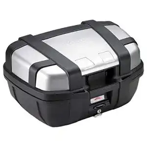 Givi TRK52N Trekker 52 Monokey Topcase mit Aluminiumdeckel, Silber