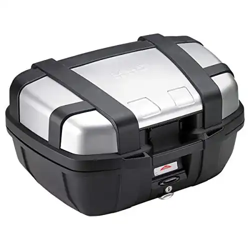 Givi TRK52N Trekker 52 Monokey Topcase mit Aluminiumdeckel, Silber