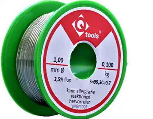Lötzinn Q Tools 100g mit Flussmittel 1mm