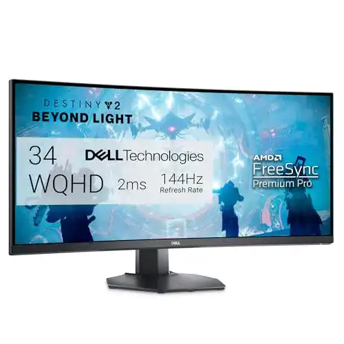 Dell S3422DWG 34 Zoll WQHD Curved Gaming Monitor (3440×1440)