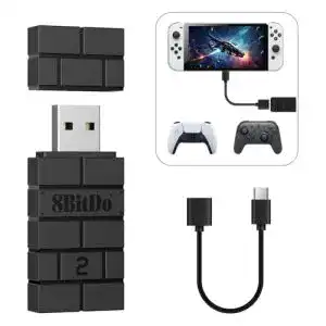 8Bitdo USB Wireless Adapter 2 für Nintendo Switch, Windows, PS und mehr