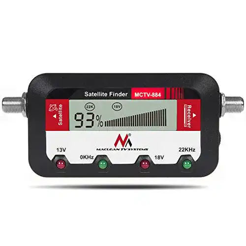 Sat-Finder Maclean MCTV-884 mit Tonsignalisierung und LCD-Display