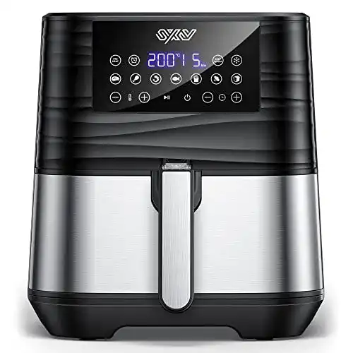 Innsky Heißluftfritteuse XXL 5,5L 1700W mit 4 Funktionen