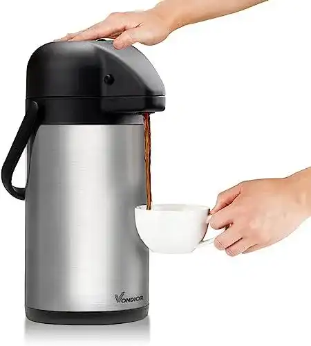 Pumpkanne Vondior Airpot – Isolierte Kaffeekaraffe für den professionellen Einsatz
