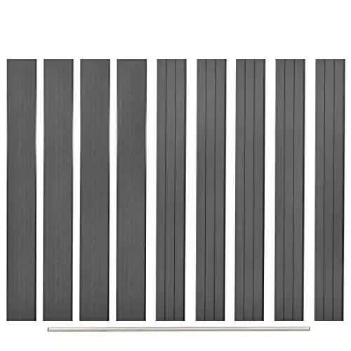 Ersatz Zaunlatten Vidaxl 9X WPC 170 cm für Sichtschutzzaun