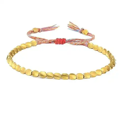 Kupferarmband Branets mit tibetischen Kupferperlen