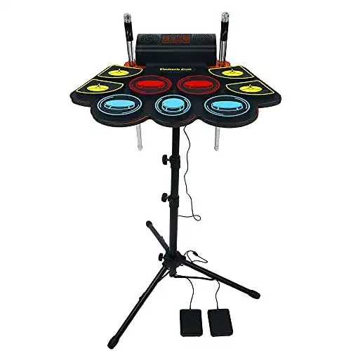 E-Drums Vhffoso 9 Pads Elektronisches Schlagzeug Set