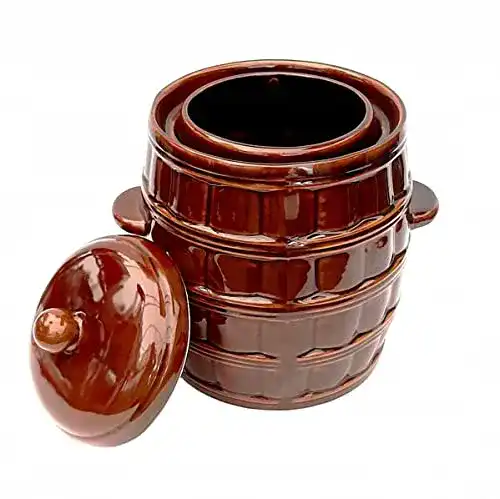 Gärtopf R.G. Sauerkrauttopf Keramikfass für die Fermentation
