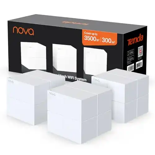 Tenda Nova MW6 Mesh WLAN System für zuverlässige Internetabdeckung