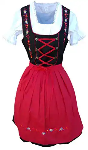 Seruna Mini-Dirndl Di06rs 3-teilig für Damen