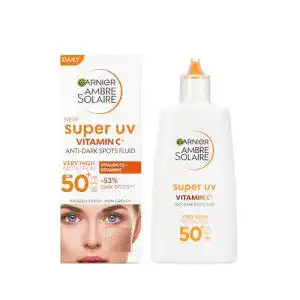 Garnier UV-Sonnenschutzfluid gegen dunkle Flecken, LSF 50+