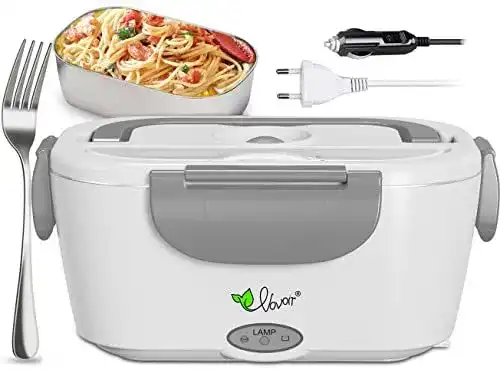 Elektrische Lunchbox VOVOIR für Auto und Zuhause, 12V und 220V
