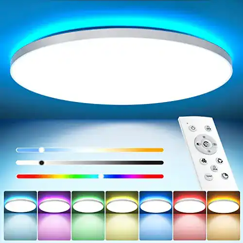 LED Deckenleuchte OUILA dimmbar mit Fernbedienung