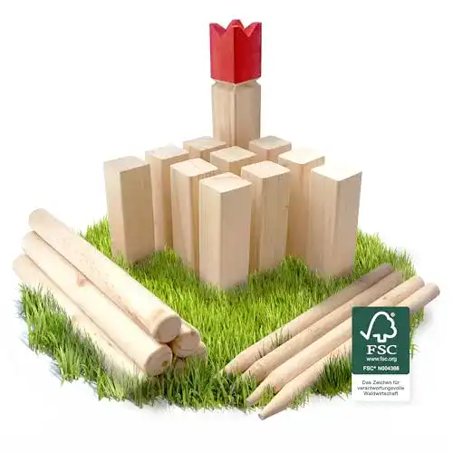 Kubb Ocean 5 – Original Wikinger Spiel aus Holz