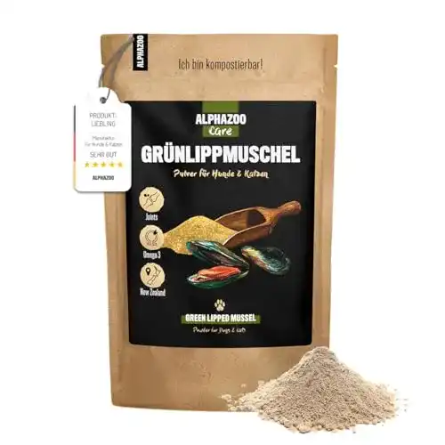 Grünlippmuschelpulver für Hunde, Katzen und andere Tiere