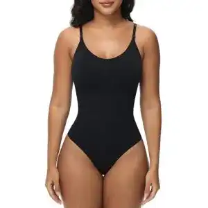 Shapewear Body für Damen – Bauchweg Bodysuit mit verstellbaren Trägern