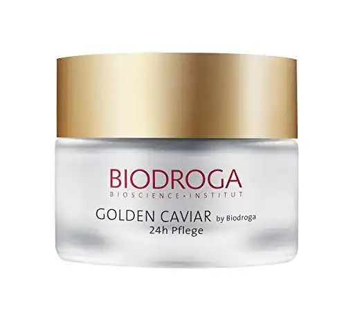 Biodroga Kaviar-Gesichtscreme mit goldenen Kaviar 24 Stunden 50 ml